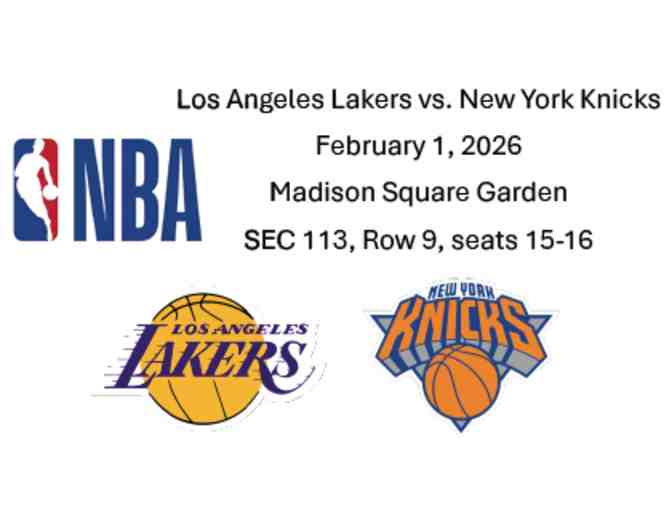 Los Angeles Lakers vs New York Knicks 2/1/26 at Madison Square Garden - Photo 1