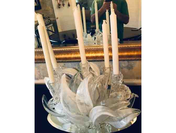 Art Glass Candelabra