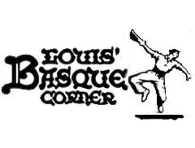 Louis' Basque Corner Dinner for 8 and Picon