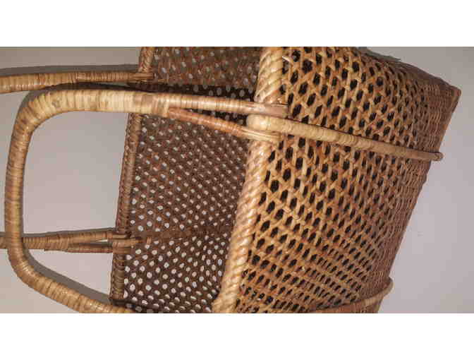 Rattan Woven Handheld Bag