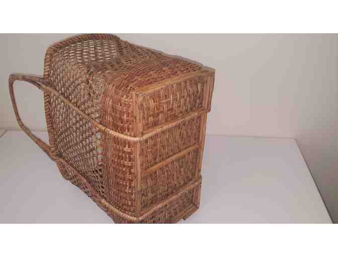 Rattan Woven Handheld Bag