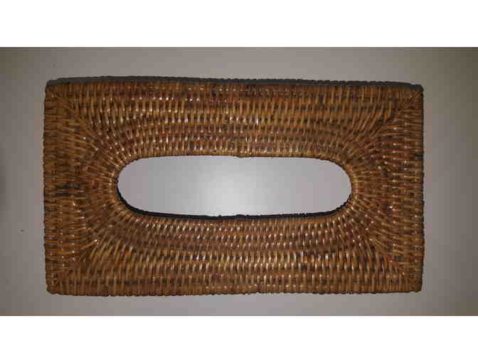 Rattan Woven Tissue Box