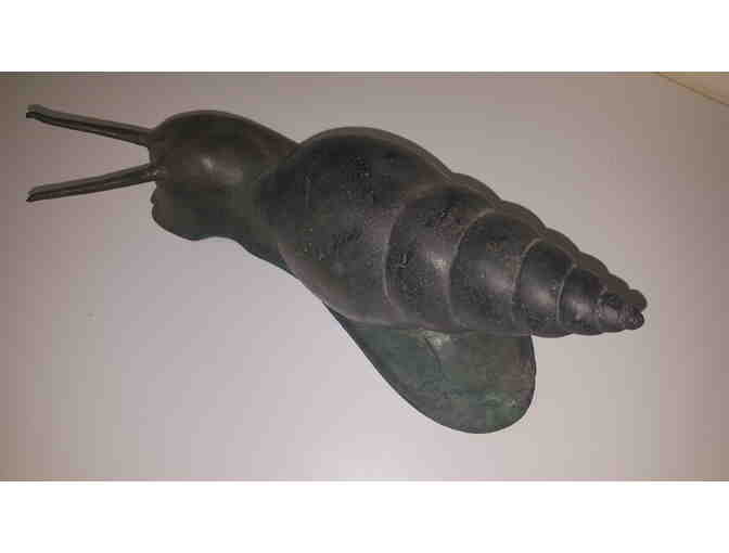 Lost Wax Cast Bronze Snail