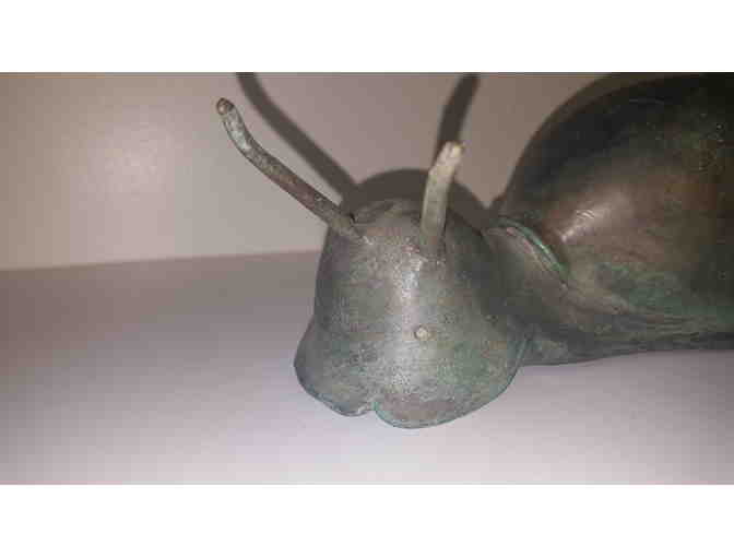 Lost Wax Cast Bronze Snail