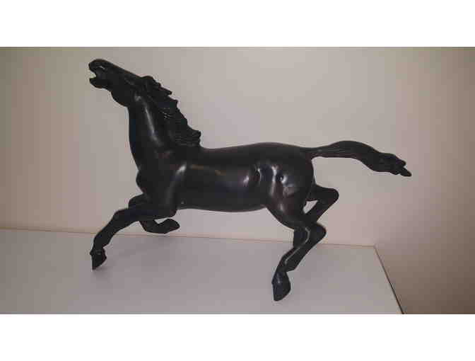 Handmade Bronze Rearing Horse, lost wax cast method