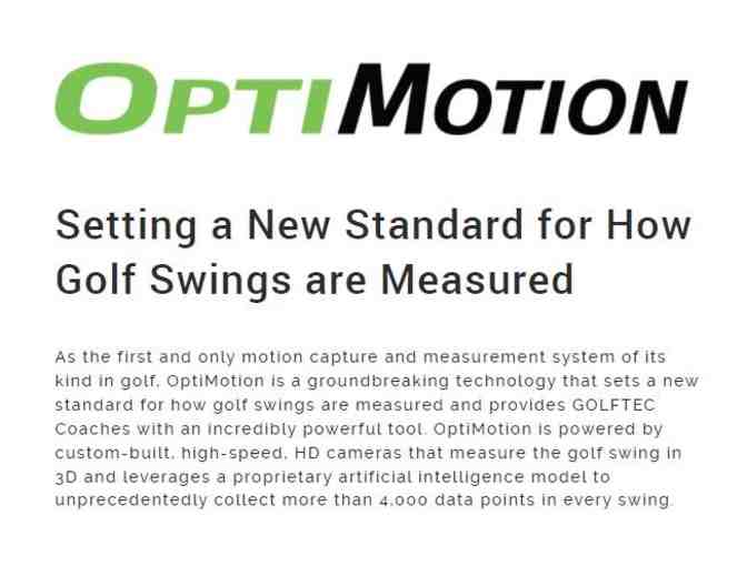 Golf Swing Evaluation at GOLFTEC