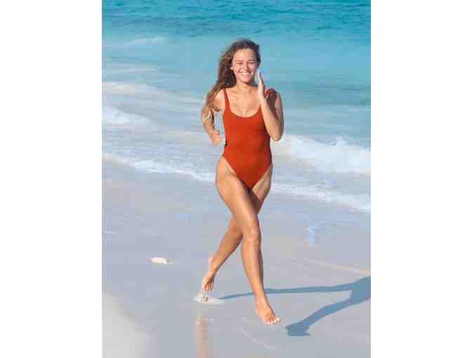 Mollusk | Ripple One Piece Swimsuit in Red