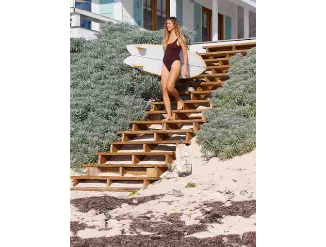 Mollusk | Ripple One Piece Swimsuit in Malbec