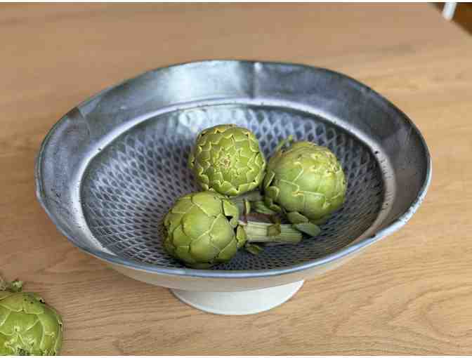 Large Pedestal Serving Bowl | Len Carella Ceramics