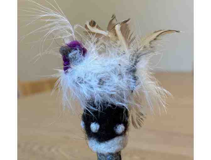 Wool Felted Bird Folk Art - Small | Devil's Gulch Farm