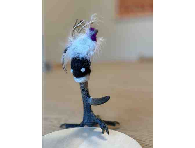 Wool Felted Bird Folk Art - Small | Devil's Gulch Farm