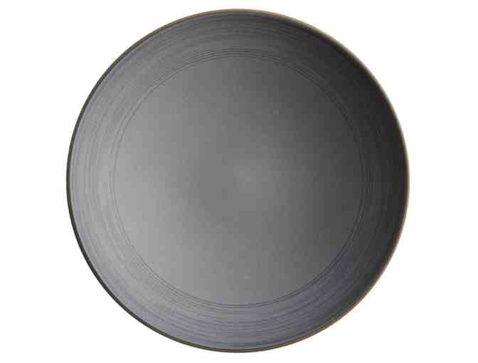 Heath Ceramics - Echo Etched Shallow Salad Bowl in Indigo