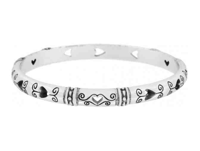Brighton Silver Heart Bangle
