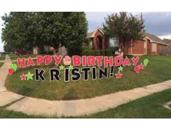 North Texas Yard Cards Certificate