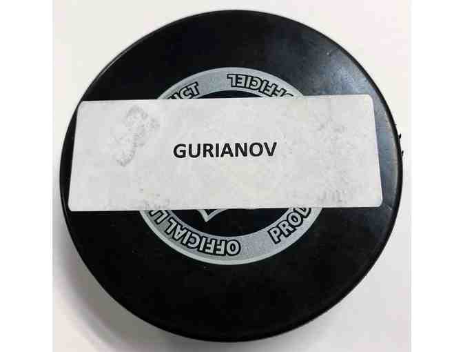 Dallas Stars Autographed Puck