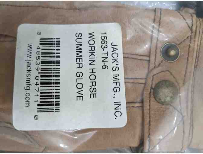 Women's Leather Workin Horse Summer Glove - Size 6