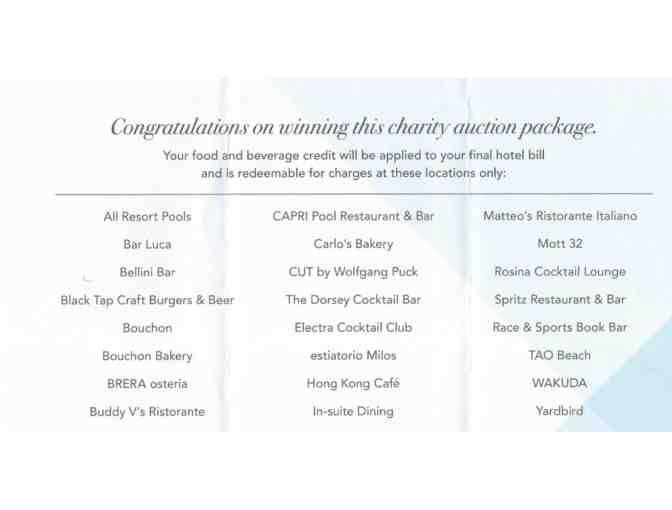 Venetian Resort Las Vegas NV