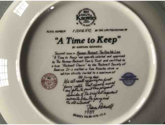Norman Rockwell Collector Plates 1989