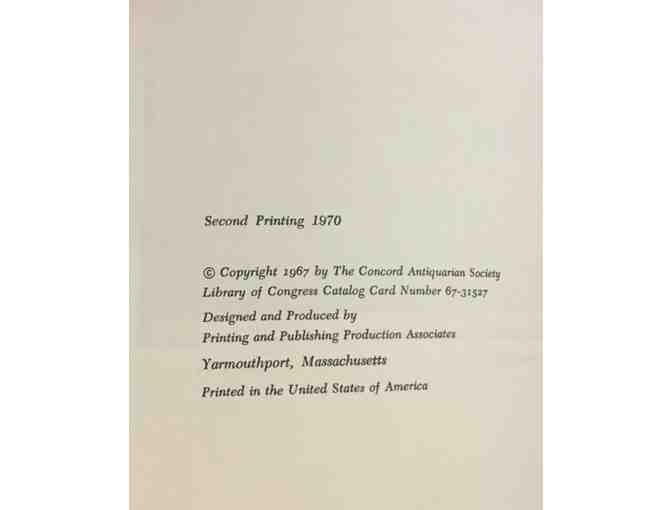 2 Vol. Set - Concord: Climate for Freedom 1970 & Ruth R. Wheeler: A Concord Life, 2008.