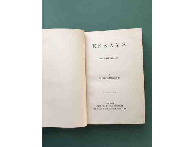 Essays, Second Series