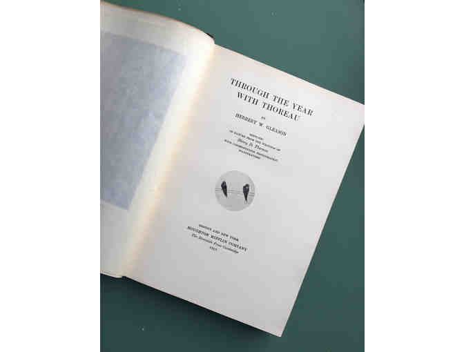 Through the Year with Thoreau by Herbert W. Gleason