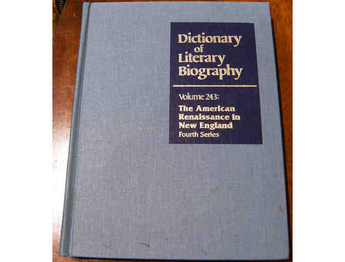 The American Renaissance in New England, Fourth Series (DLB 243) (2001)