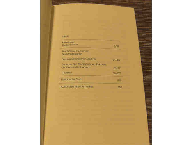 Drei Ansprachen Uber Bildung, Religion & Henry David Thoreau - Emerson (German)