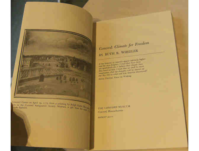 Concord: Climate for Freedom, by Ruth R. Wheeler (paperback, 1967)