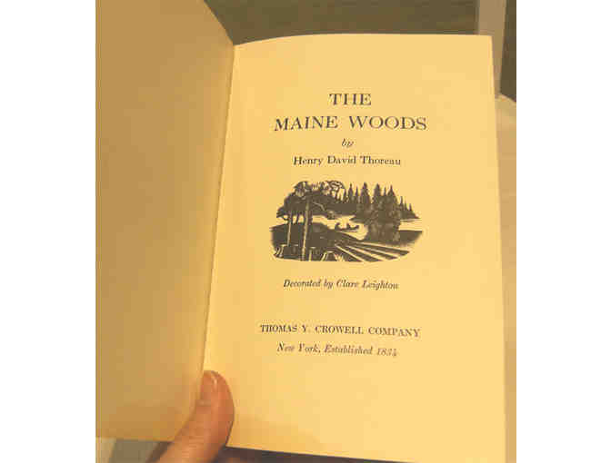 The Maine Woods, by Henry David Thoreau (Crowell, 1961, paperback)
