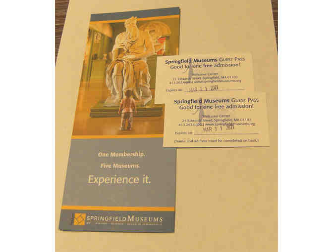 Springfield Museums, Springfield, MA (2 tickets for free admission to all five museums)