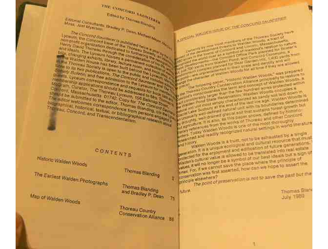 Concord Saunterer, December 1988, Volume 20, Nos. 1 and 2 (bound)