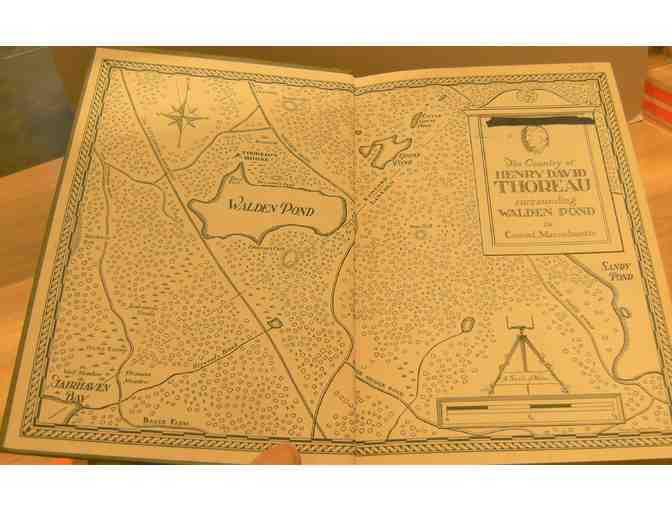 WALDEN, with intro by Basil Willey and illustrations by Henry Bugbee Kane (1951)