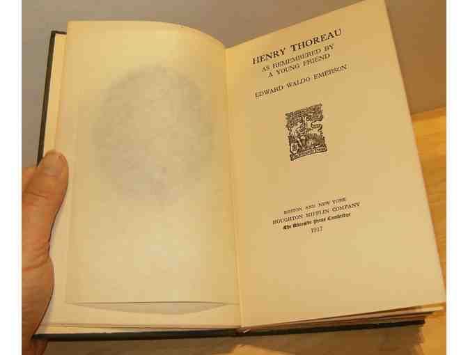 Henry Thoreau As Remembered by a Young Friend - Edward Waldo Emerson (1917)