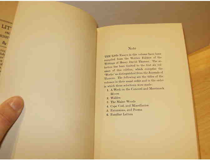 Little Essays by Henry David Thoreau, selected by Charles R. Murphy (1931)