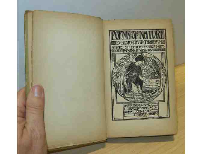 Poems of Nature, by Thoreau; edited by Henry S. Salt and Frank Sanborn (1895)