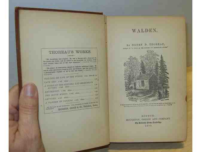 Walden, by Henry David Thoreau (Houghton, Osgood and Company, 1880)