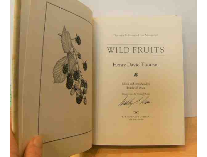 Wild Fruits: Thoreau's Rediscovered Last Manuscript, ed. by Bradley P. Dean (SIGNED)