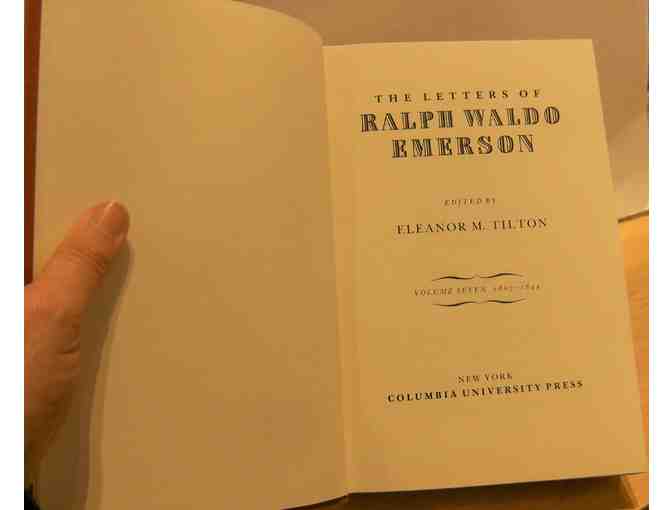 Letters of Ralph Waldo Emerson, by Rusk and Tilton, 10 volume set