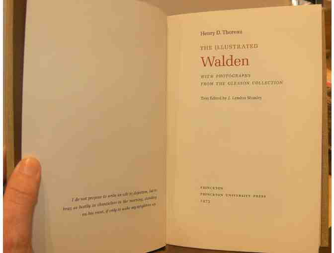 Illustrated Walden with photographs from the Gleason Collection (Princeton, 1973)