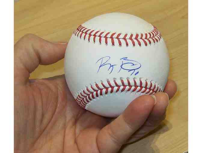 Baseball SIGNED by Boston Red Sox Pitcher Ryan Brasier