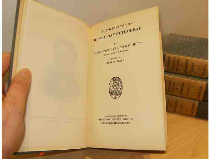 Set of 4 Seasonal Volumes of Thoreau's Journal, ed. by HGO Blake, 1884-1893
