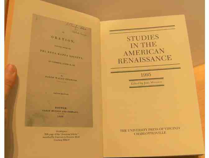 Studies in the American Renaissance 1995 and 1996 (2 volumes, lists Thoreau's lectures)