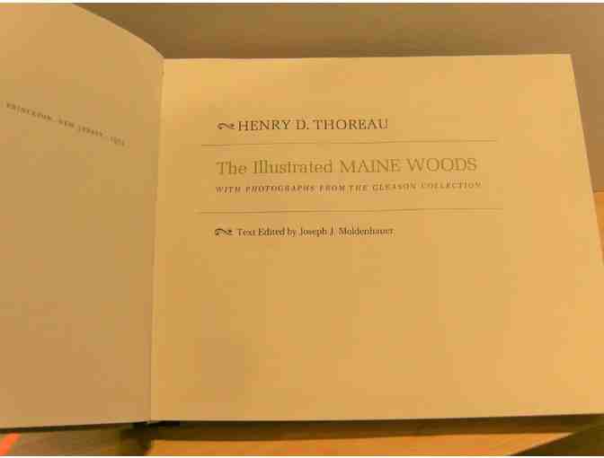 Illustrated Maine Woods with photographs from the Gleason Collection (1974)