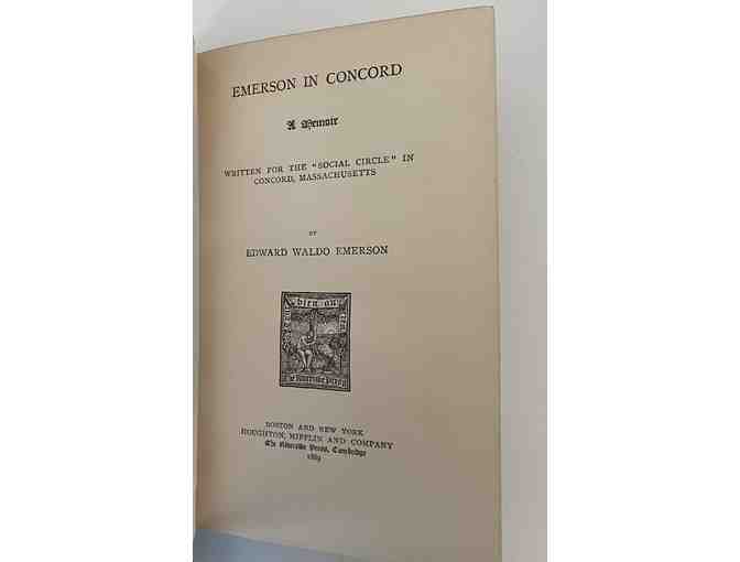 Emerson in Concord (1889) by Edward Waldo Emerson (Willis Collection)