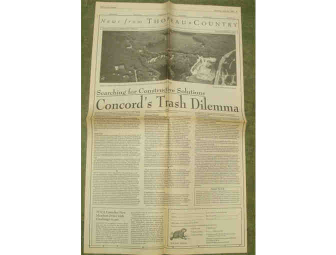 Four Historical Full-Page Ads for the Thoreau Country Conservation Alliance (1988-1992)