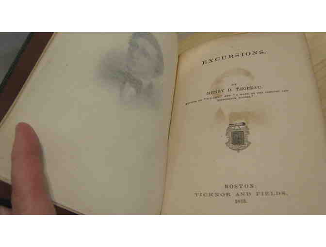 Excursions, by Henry D. Thoreau (FIRST EDITION, Ticknor and Fields, 1863)