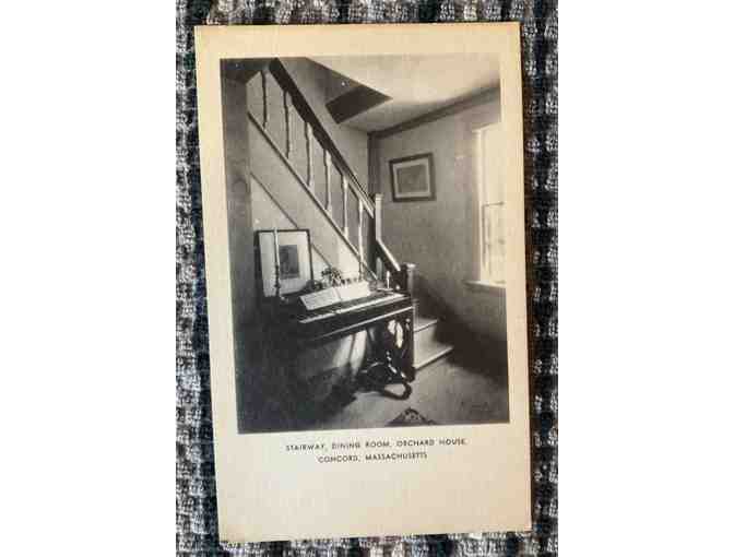 7 Vintage Postcards from Louisa May Alcott's Orchard House