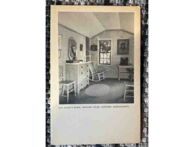 7 Vintage Postcards from Louisa May Alcott's Orchard House