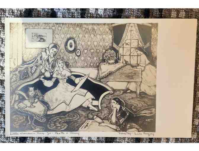 7 Vintage Postcards from Louisa May Alcott's Orchard House