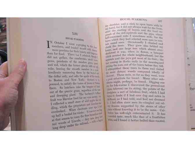 Walden, by Henry David Thoreau, Large Print Edition, Complete / Unabridged (1966)